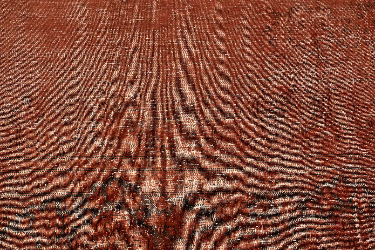 10x13 Red Overdyed Area Rug - 49437