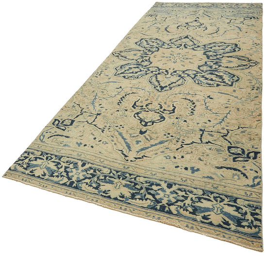 5x13 Beige Vintage Large Area Rug - 49438