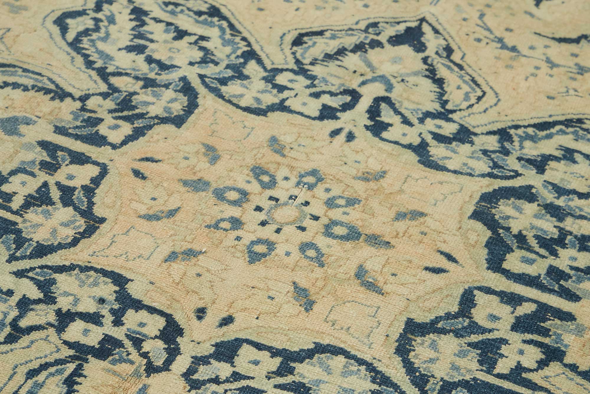 5x13 Beige Vintage Large Area Rug - 49438