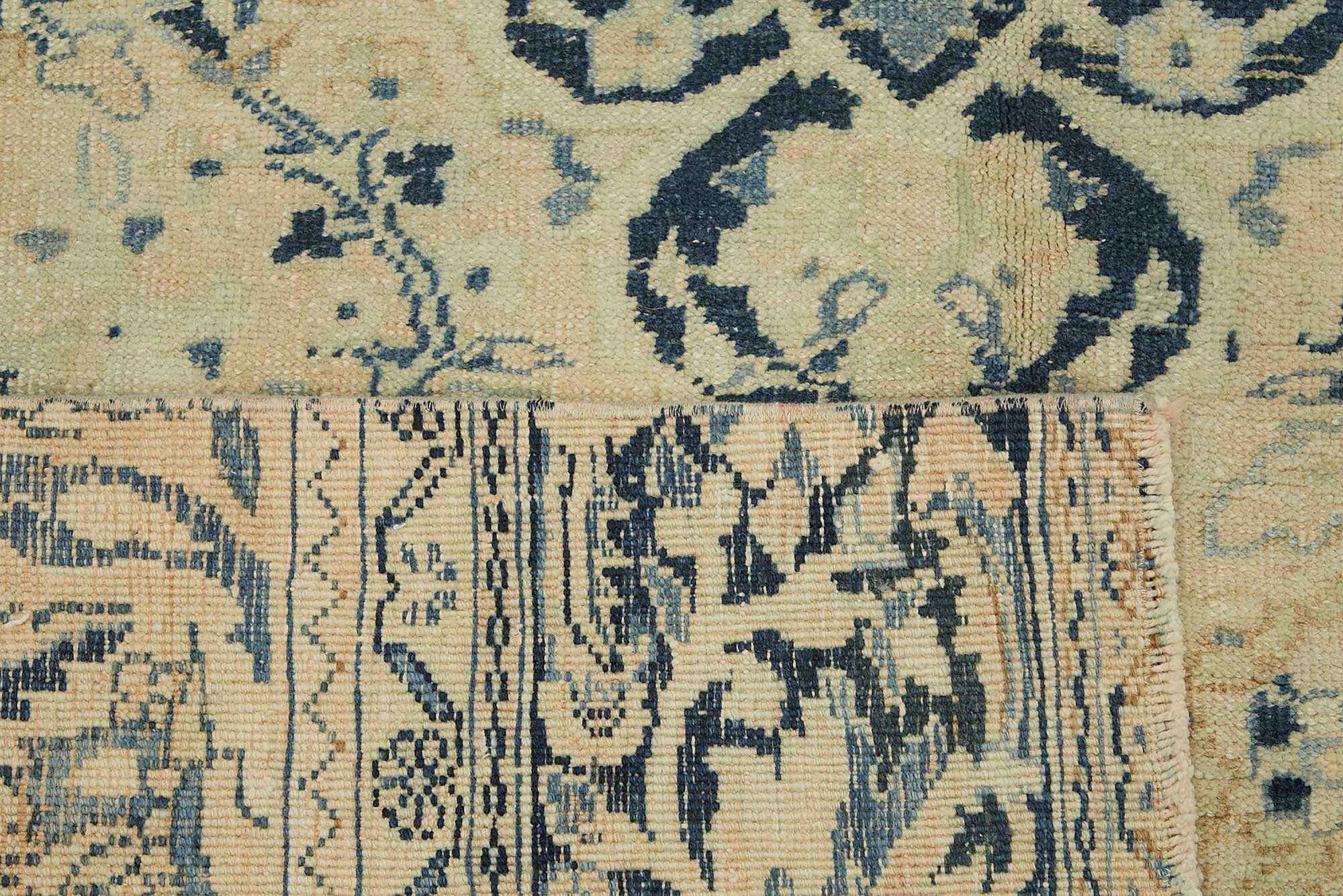 5x13 Beige Vintage Large Area Rug - 49438