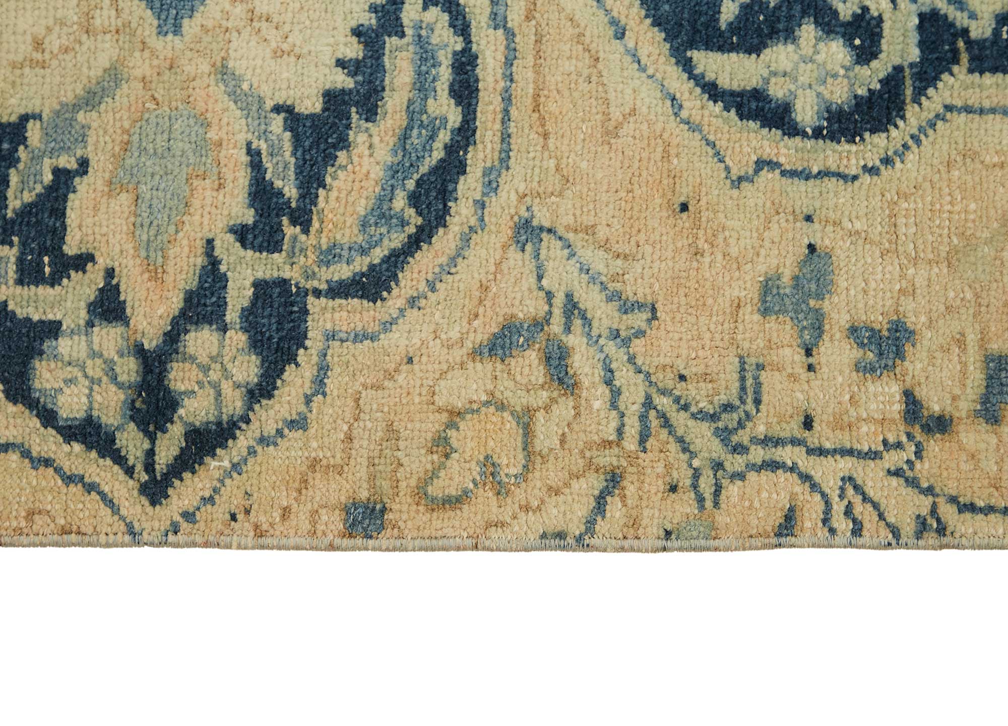 5x13 Beige Vintage Large Area Rug - 49438