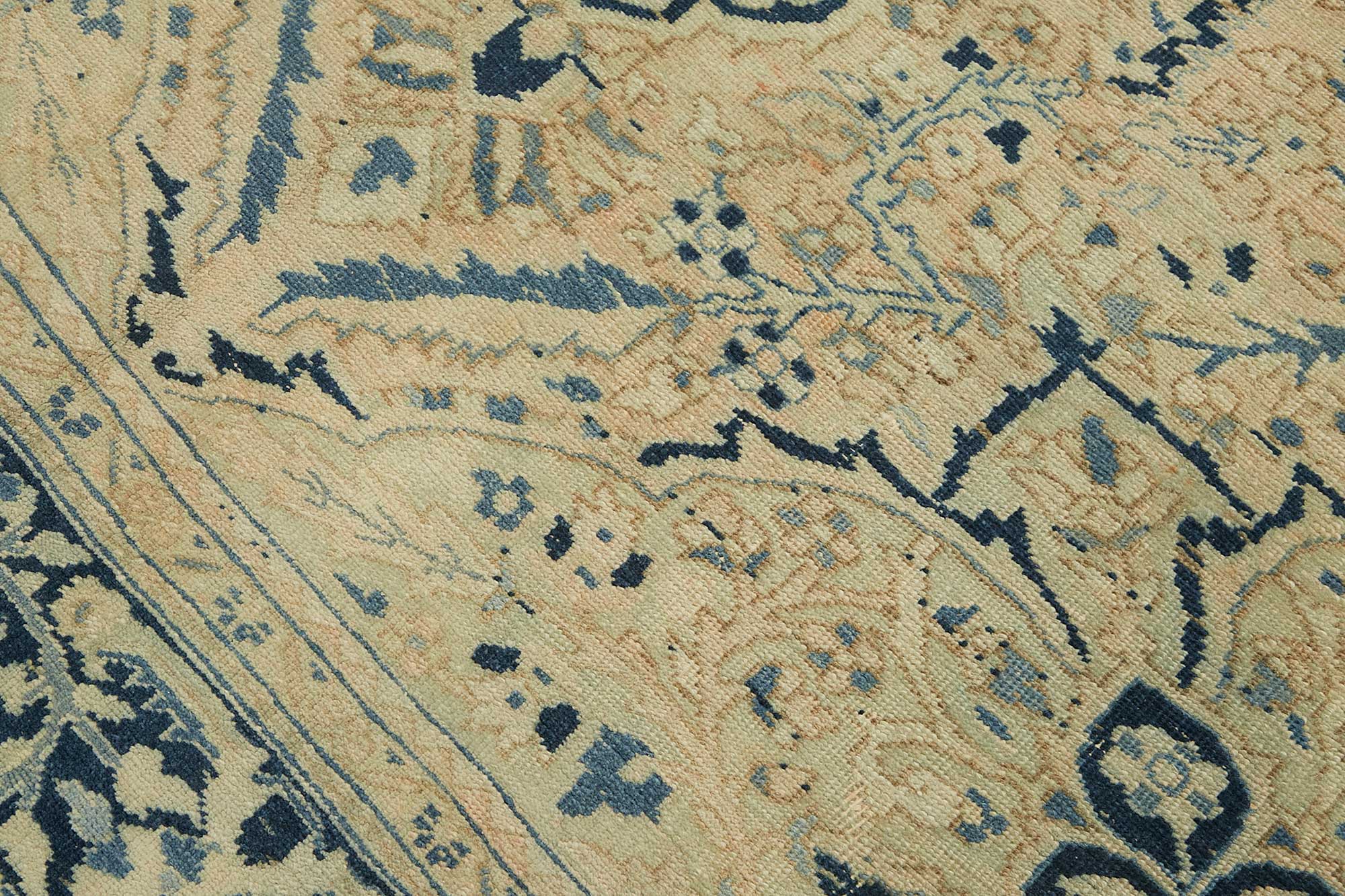 5x13 Beige Vintage Large Area Rug - 49438