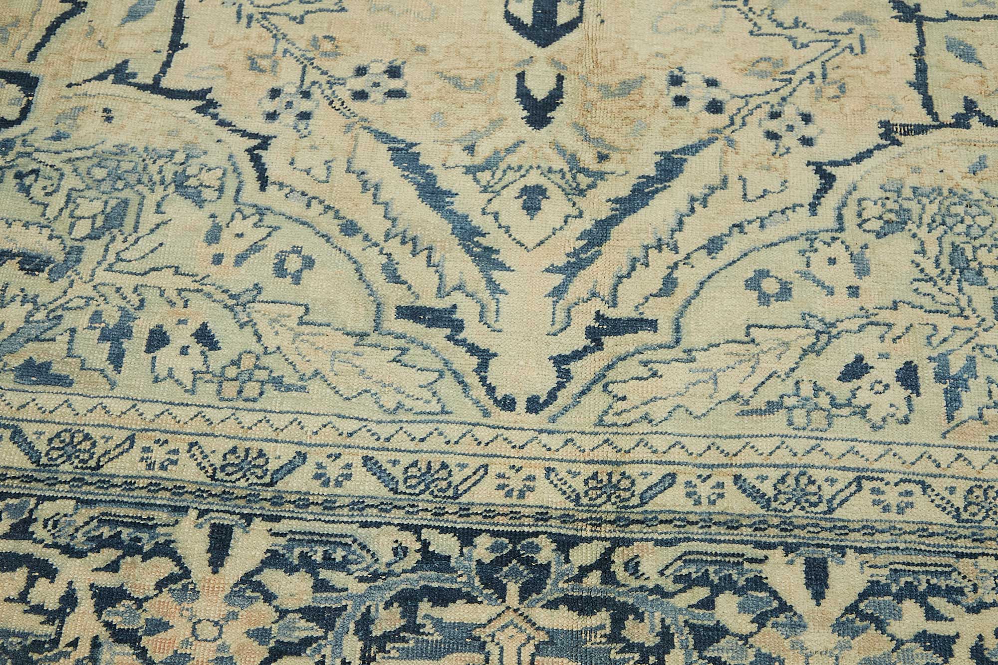 5x13 Beige Vintage Large Area Rug - 49438