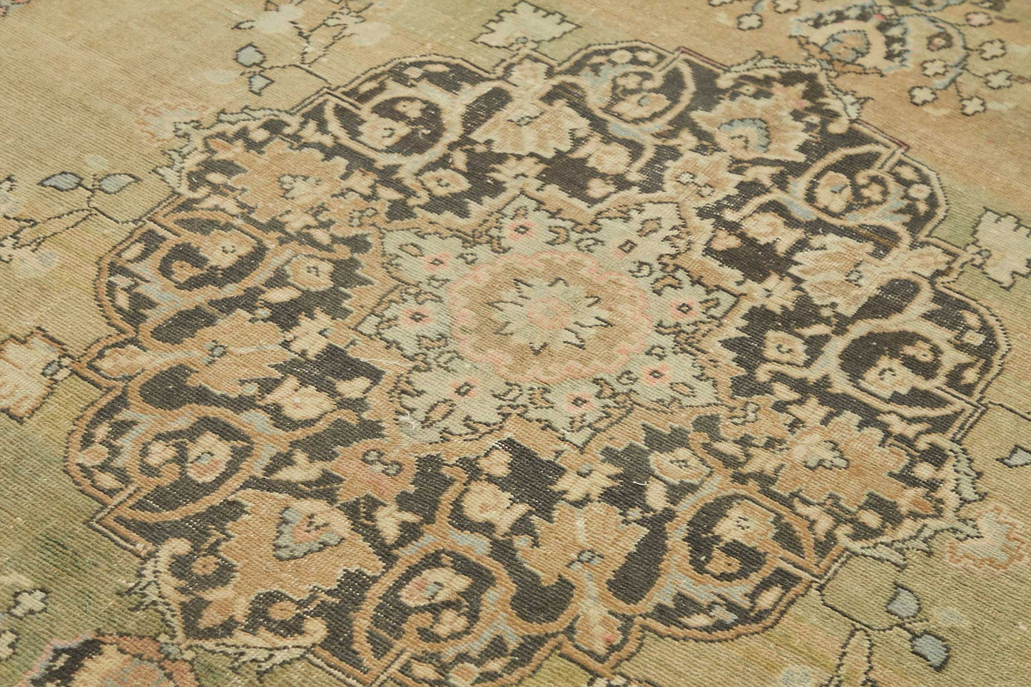 7x10 Beige Vintage Large Area Rug - 49439