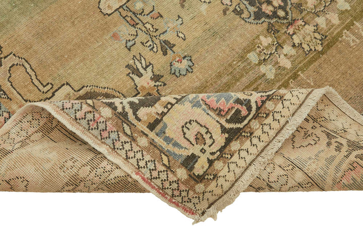 7x10 Beige Vintage Large Area Rug - 49439