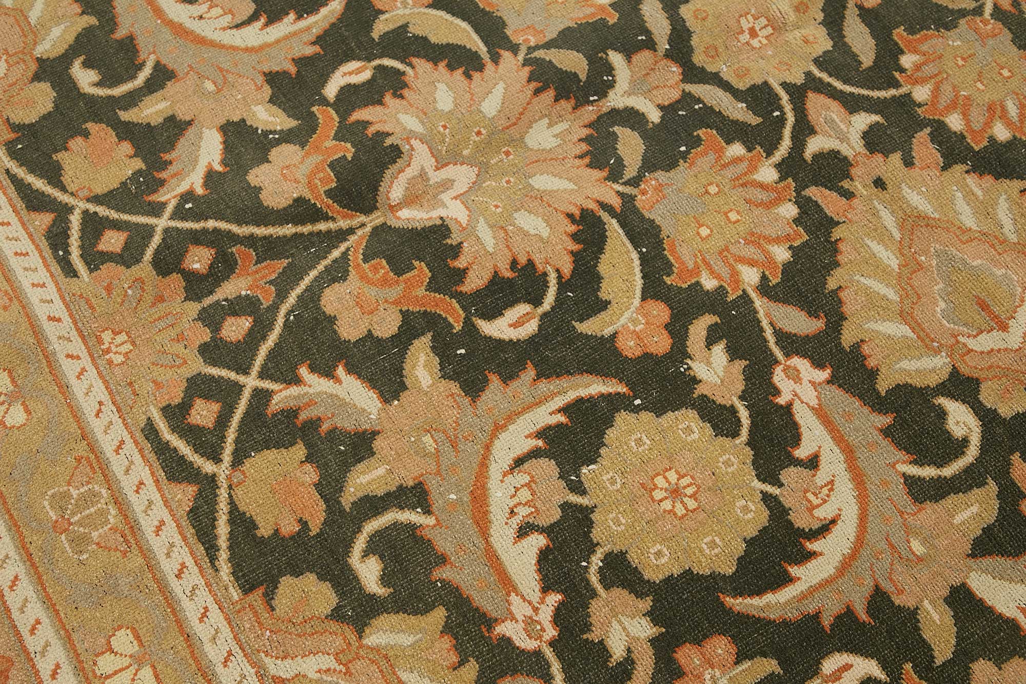 6x6 Beige Vintage Large Area Rug - 49440