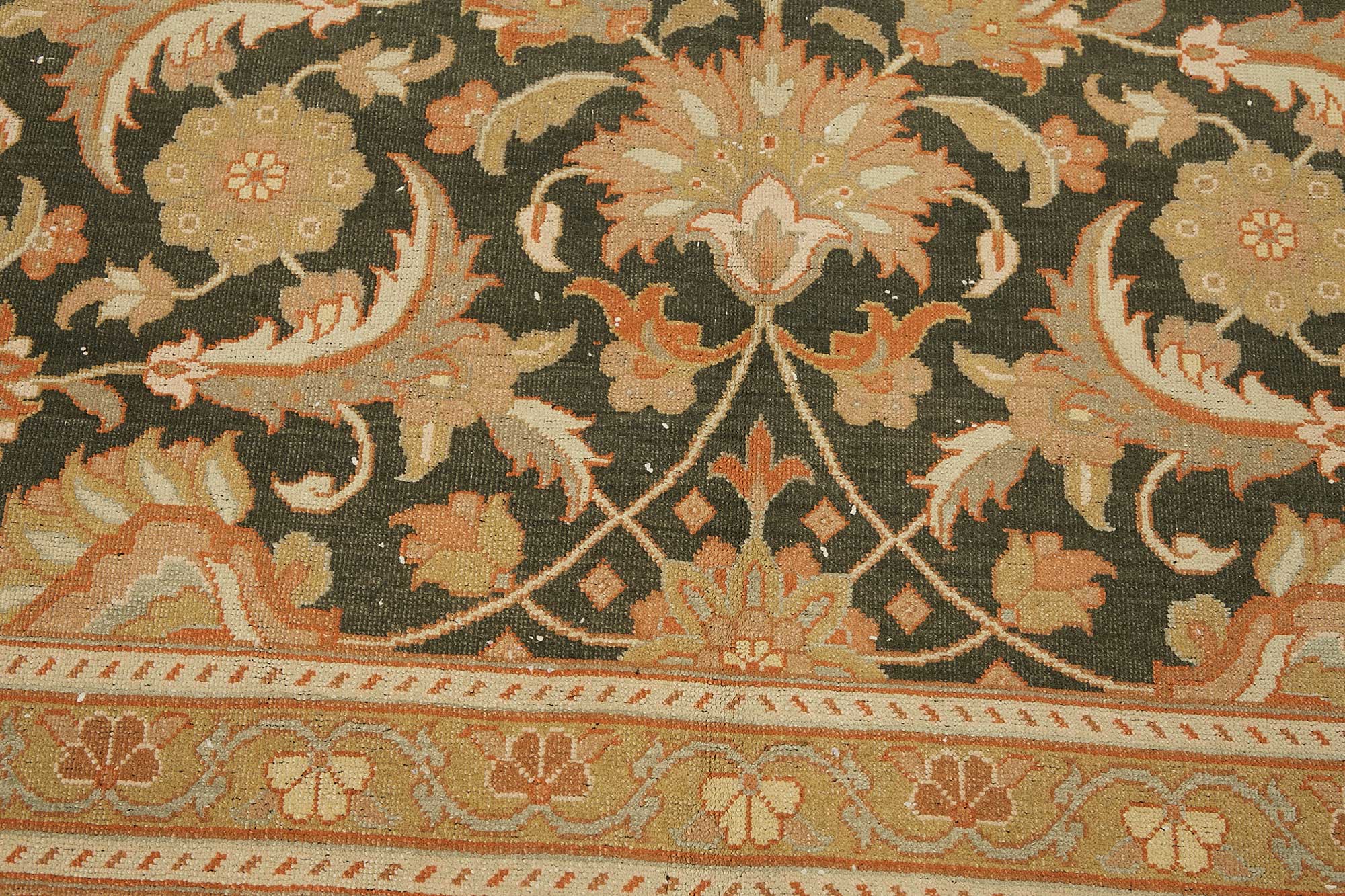 6x6 Beige Vintage Large Area Rug - 49440