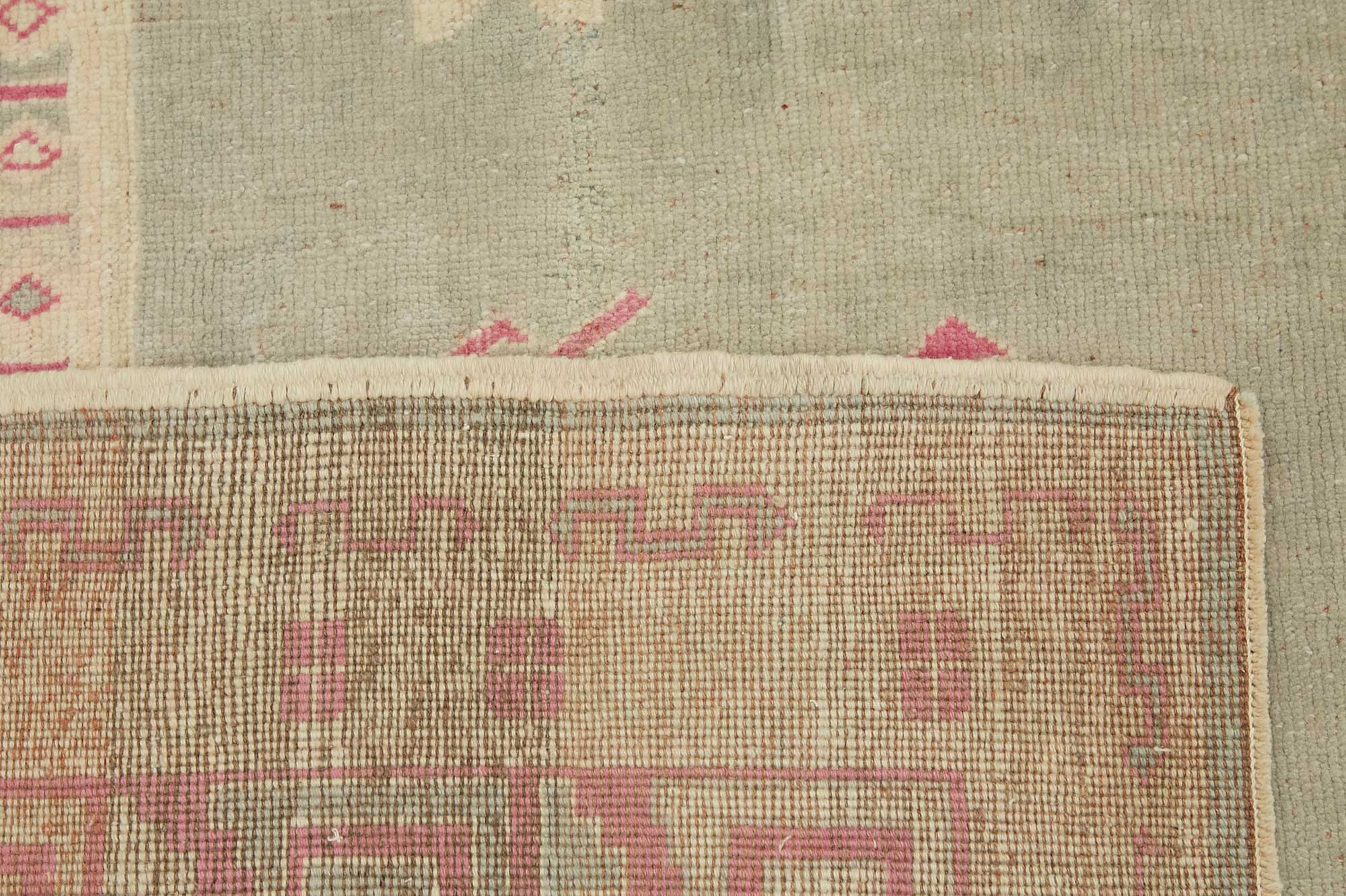 7x10 Beige Vintage Large Area Rug - 49441