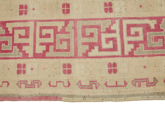 7x10 Beige Vintage Large Area Rug - 49441