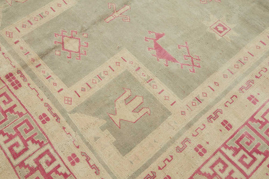 7x10 Beige Vintage Large Area Rug - 49441