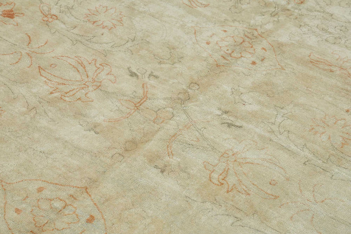 8x10 Beige Vintage Large Area Rug - 49442