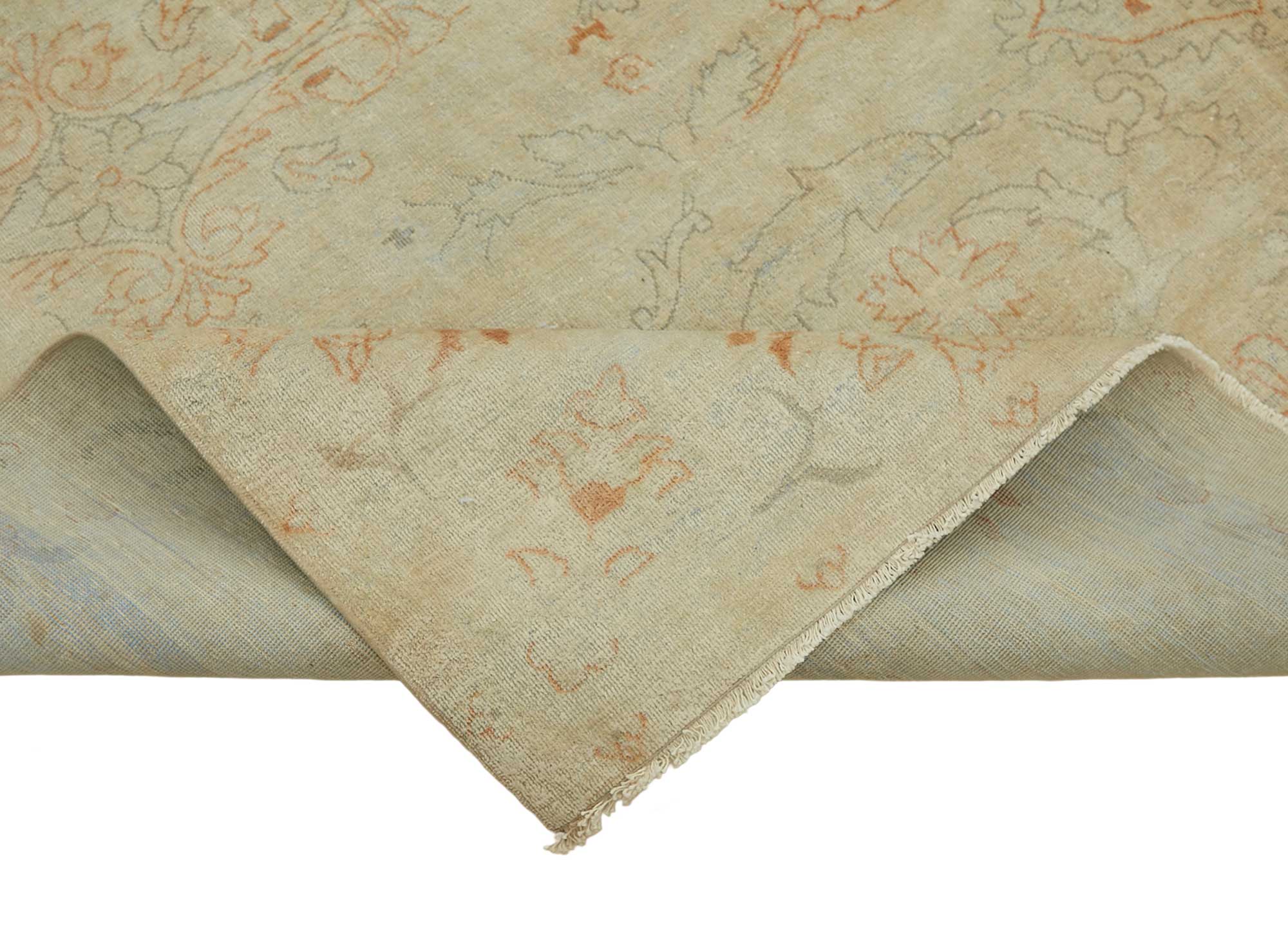 8x10 Beige Vintage Large Area Rug - 49442