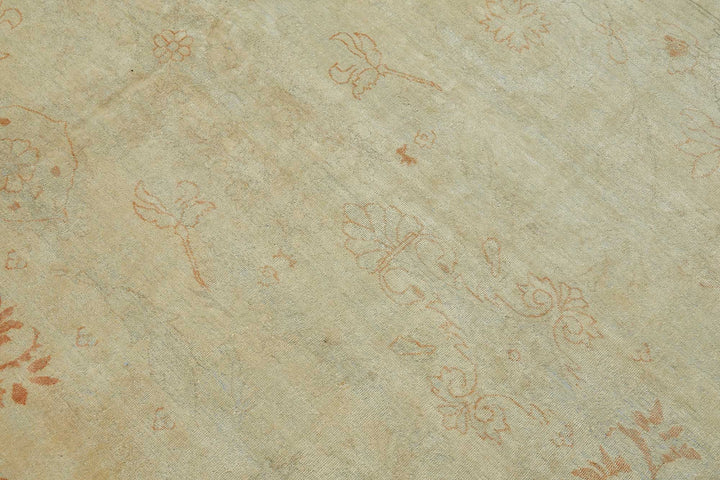 8x10 Beige Vintage Large Area Rug - 49442