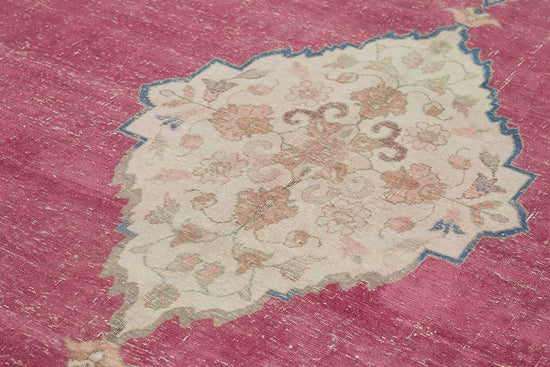 8x14 Beige Vintage Large Area Rug - 49443