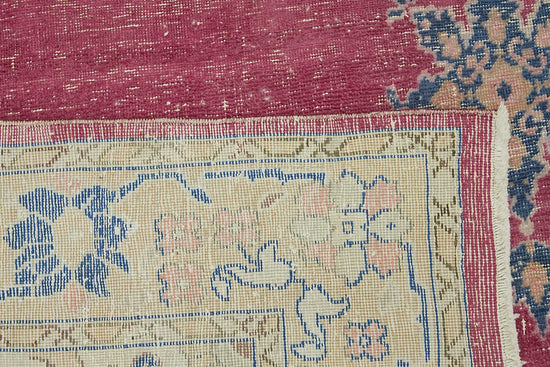 8x14 Beige Vintage Large Area Rug - 49443