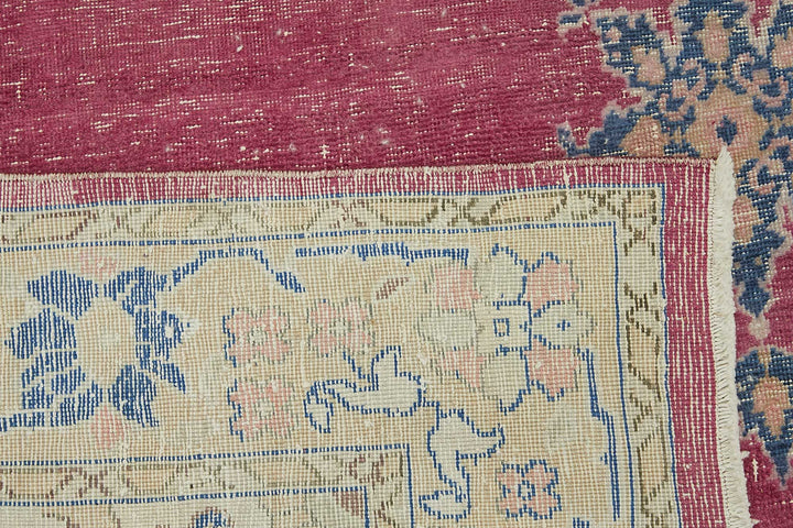 8x14 Beige Vintage Large Area Rug - 49443