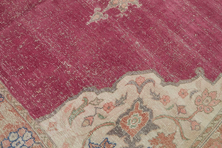 8x14 Beige Vintage Large Area Rug - 49443