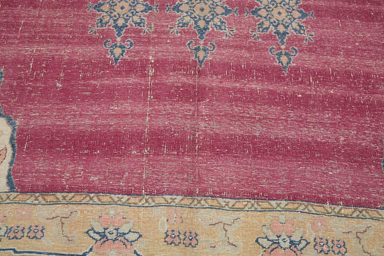 8x14 Beige Vintage Large Area Rug - 49443