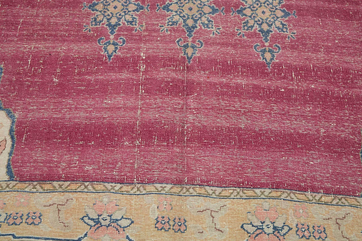 8x14 Beige Vintage Large Area Rug - 49443