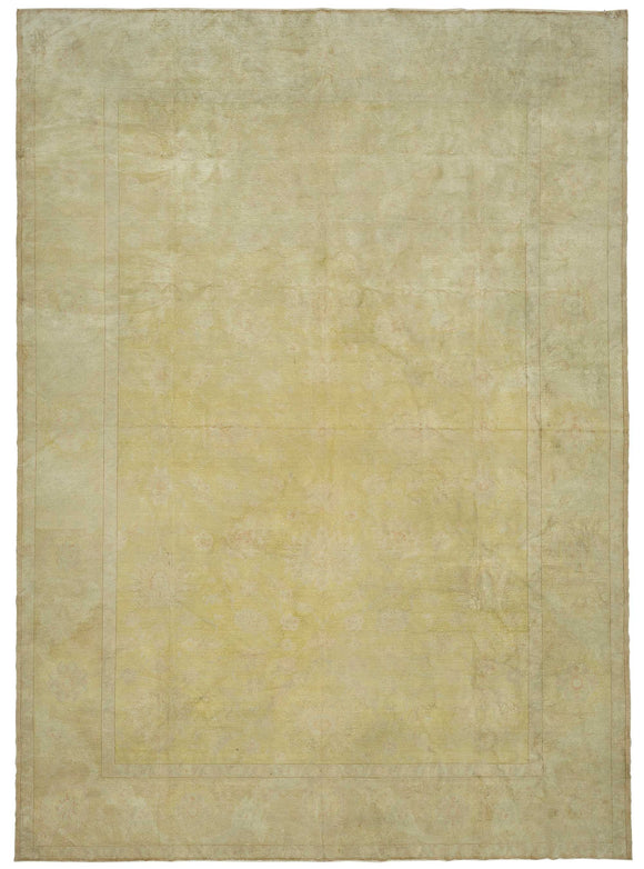 12x17 Beige Vintage Large Area Rug - 49444