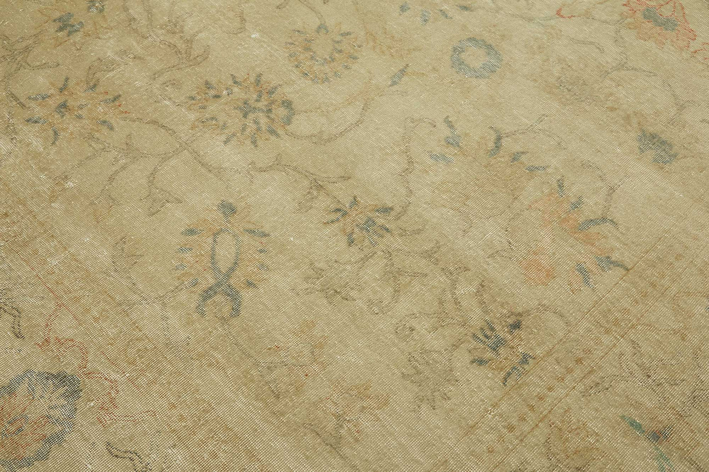 10x13 Beige Vintage Large Area Rug - 49445