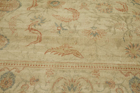 10x13 Beige Vintage Large Area Rug - 49445