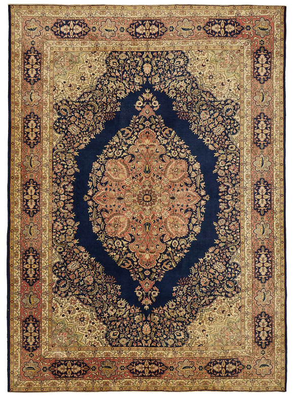9x13 Beige Vintage Large Area Rug - 49446