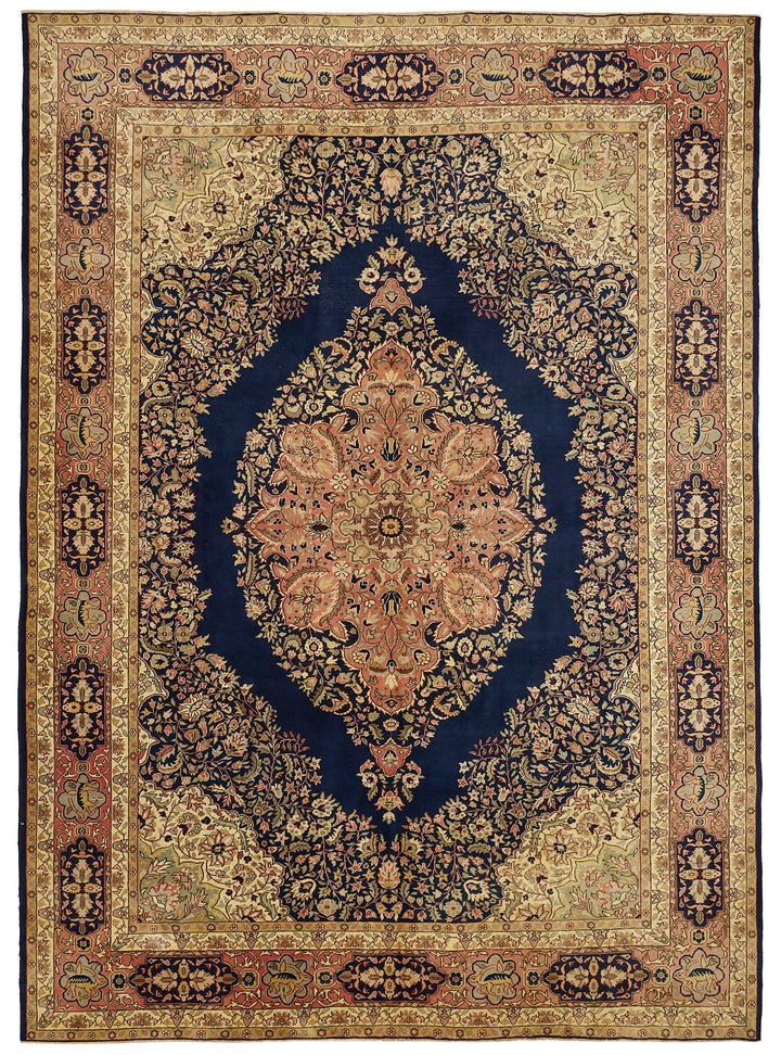 9x13 Beige Vintage Large Area Rug - 49446
