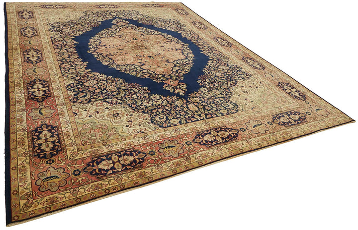 9x13 Beige Vintage Large Area Rug - 49446