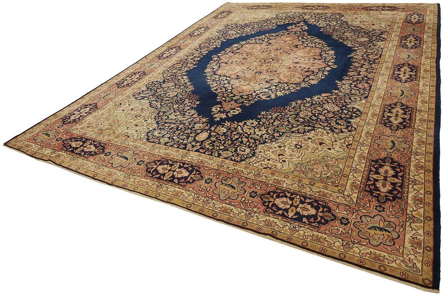 9x13 Beige Vintage Large Area Rug - 49446
