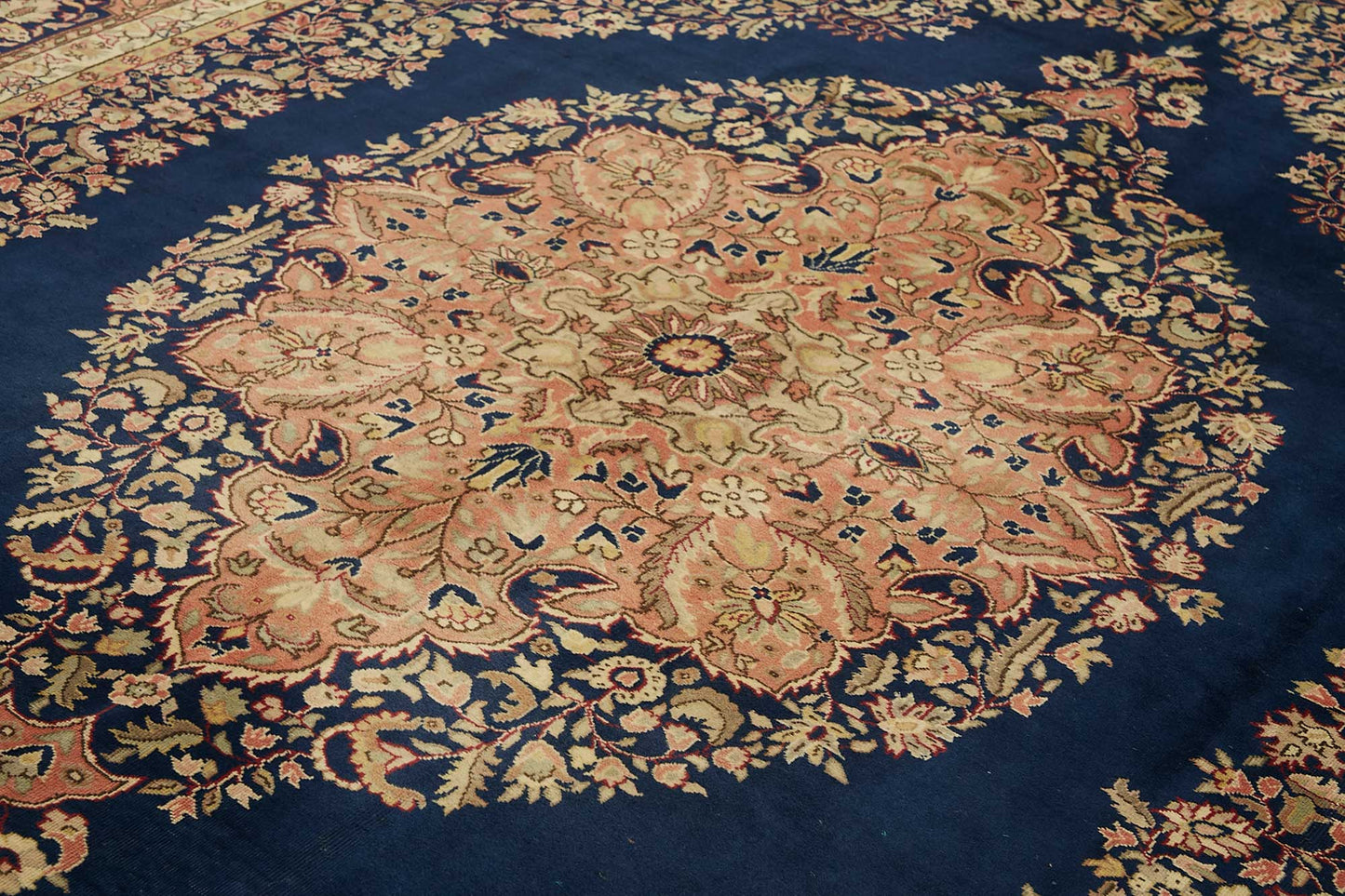 9x13 Beige Vintage Large Area Rug - 49446