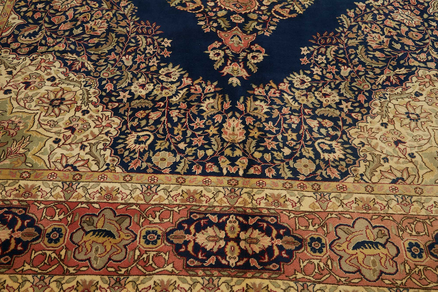 9x13 Beige Vintage Large Area Rug - 49446