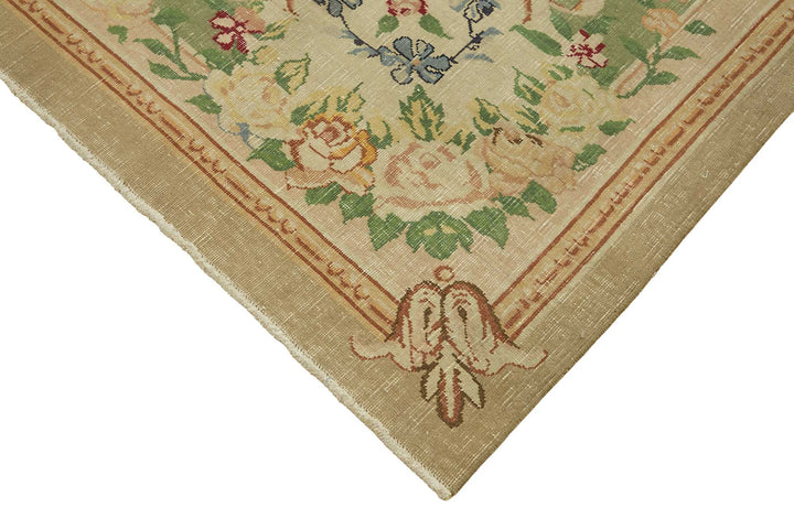 10x12 Beige Vintage Large Area Rug - 49447