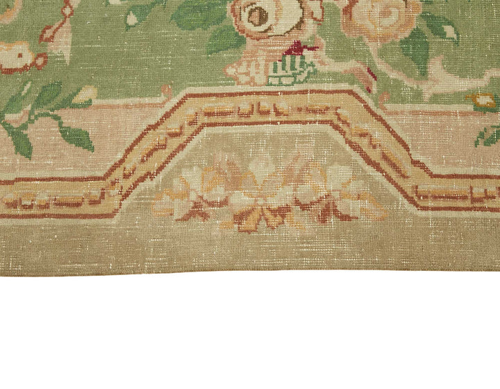 10x12 Beige Vintage Large Area Rug - 49447