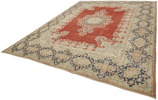 10x13 Hand-knotted Vintage Rug - 49449