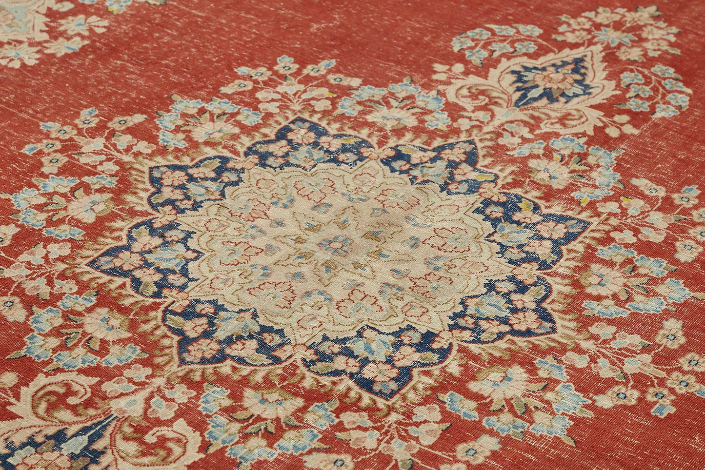 10x13 Hand-knotted Vintage Rug - 49449