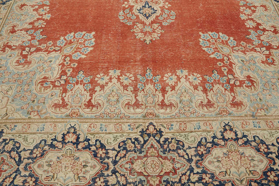 10x13 Hand-knotted Vintage Rug - 49449