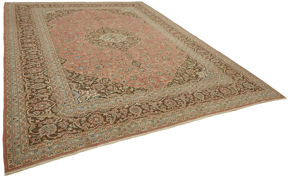10x13 Hand-knotted Vintage Rug - 49450