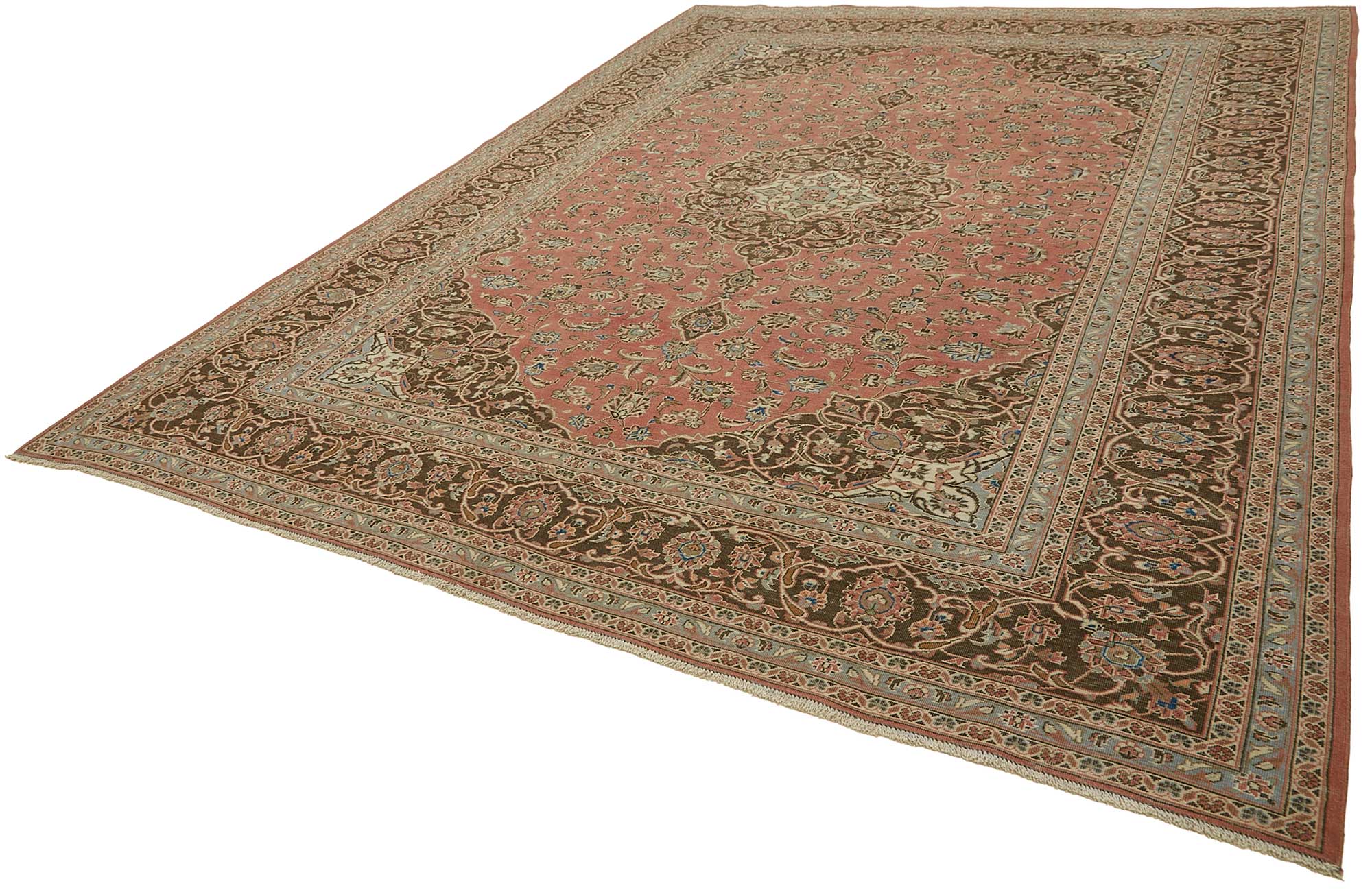 10x13 Hand-knotted Vintage Rug - 49450