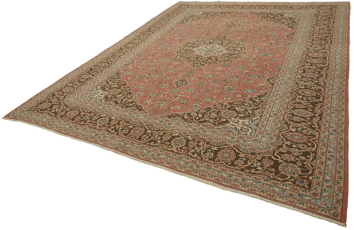10x13 Hand-knotted Vintage Rug - 49450