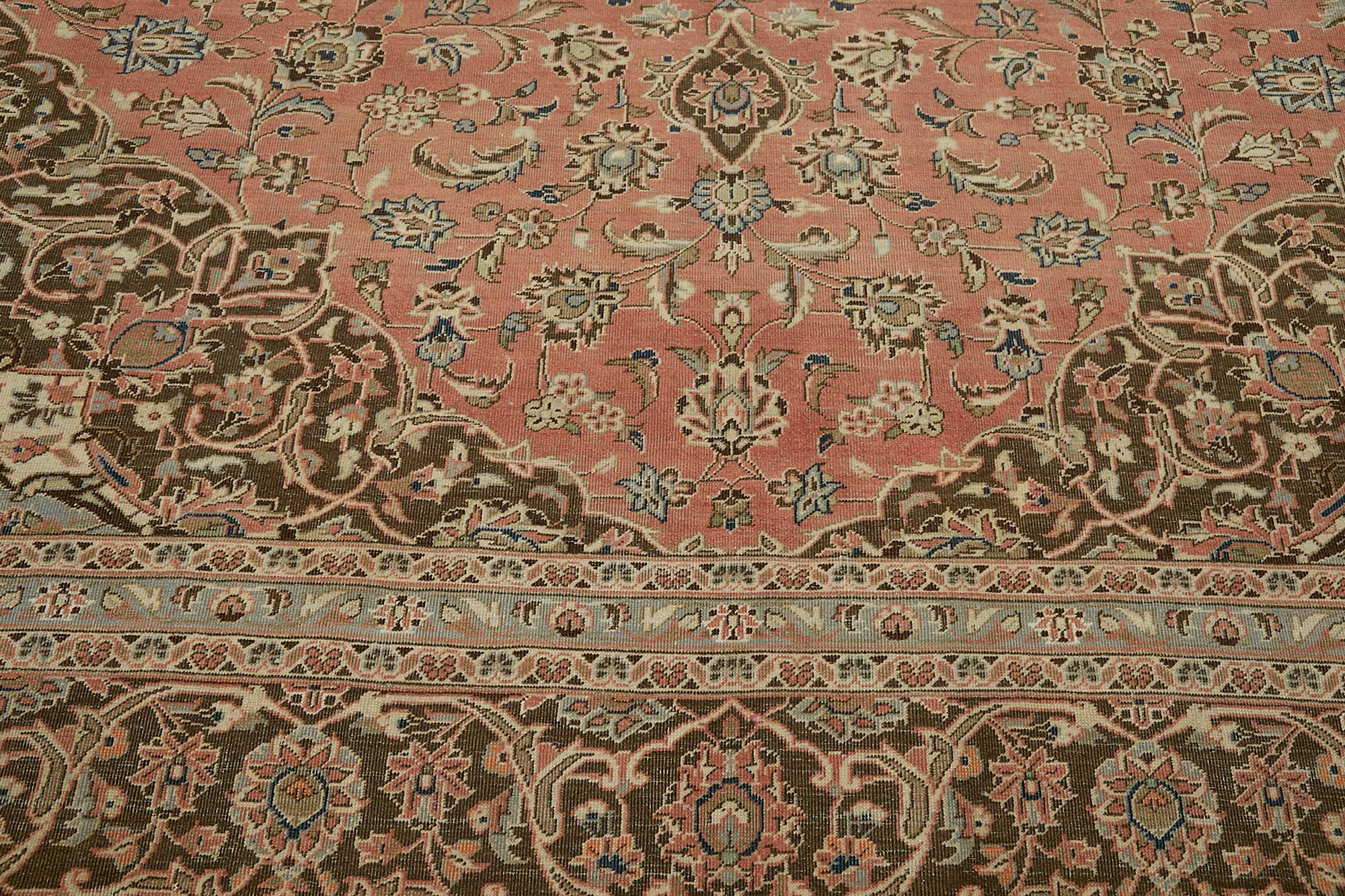 10x13 Hand-knotted Vintage Rug - 49450