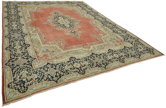 10x13 Hand-knotted Vintage Rug - 49451