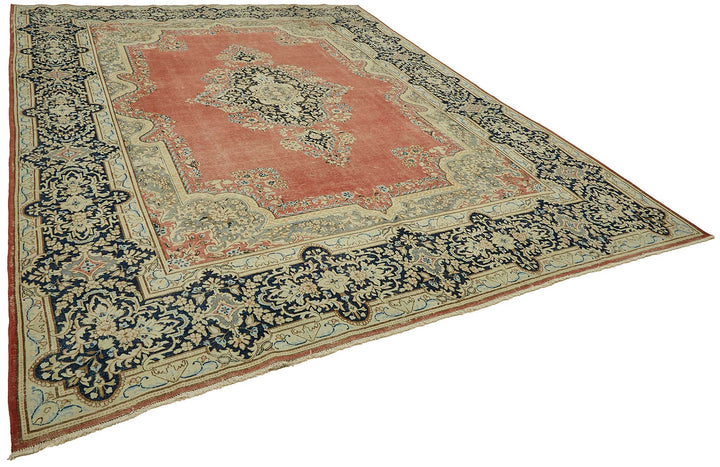 10x13 Hand-knotted Vintage Rug - 49451