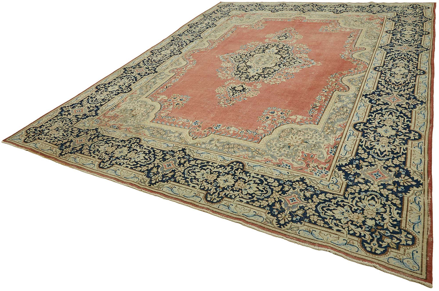 10x13 Hand-knotted Vintage Rug - 49451