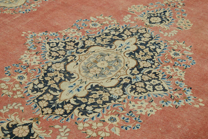 10x13 Hand-knotted Vintage Rug - 49451