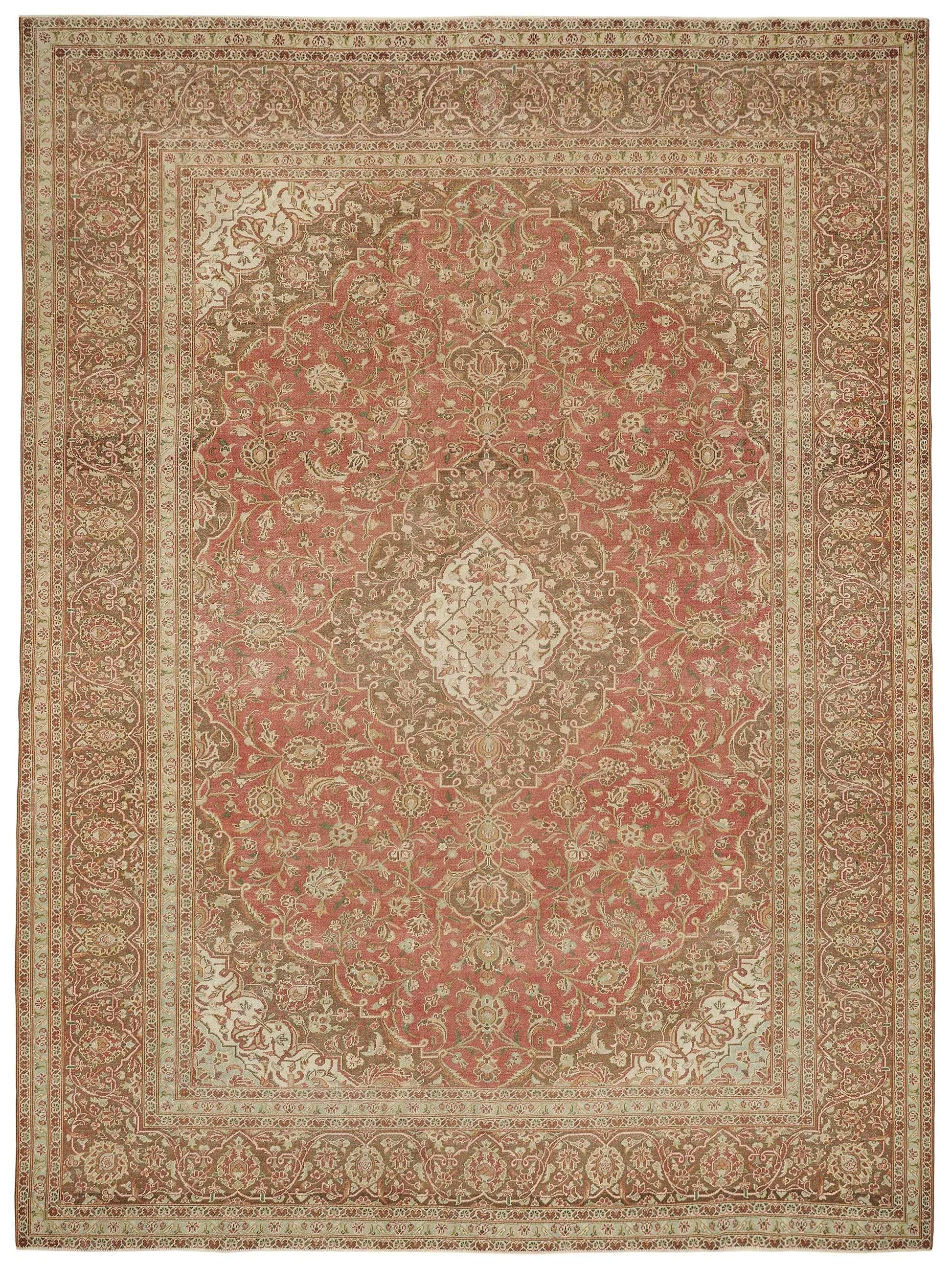10x13 Hand-knotted Vintage Rug - 49452