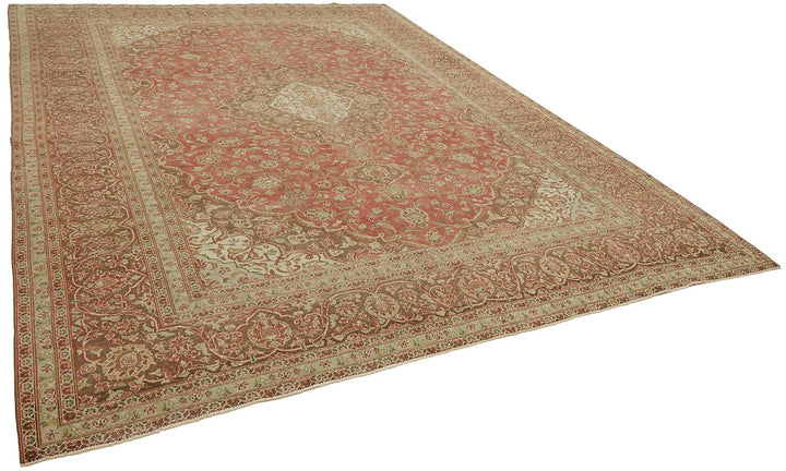 10x13 Hand-knotted Vintage Rug - 49452