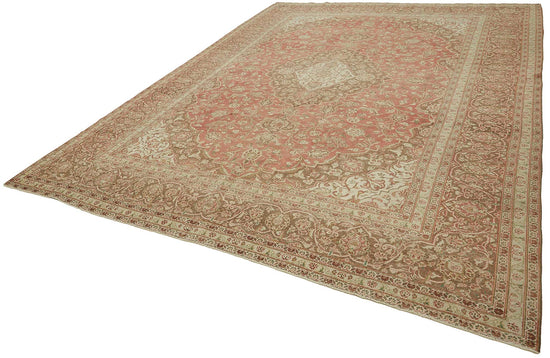 10x13 Hand-knotted Vintage Rug - 49452