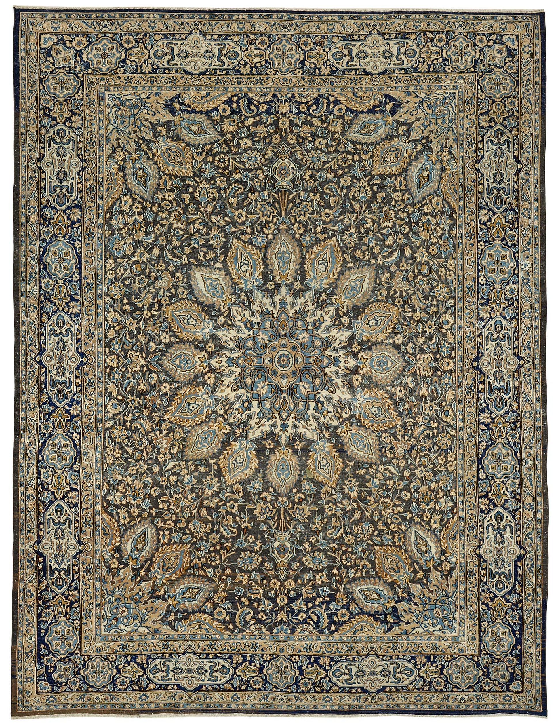 9x12 Hand-knotted Vintage Rug - 49453