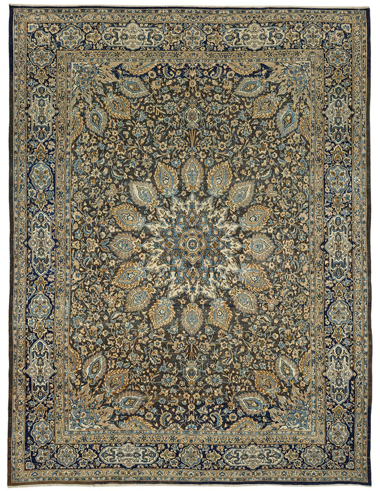 9x12 Hand-knotted Vintage Rug - 49453